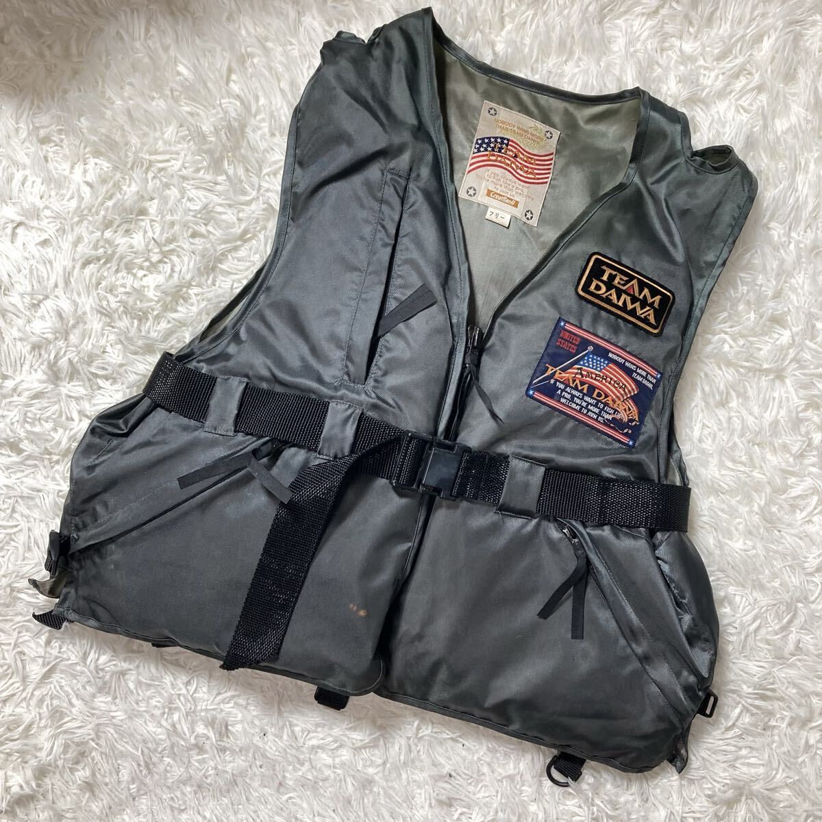 チームダイワ US フローティングベスト 米国トーナメント TEAMDAIWA 希少品 Great Banff ヴィンテージ 拍卖
