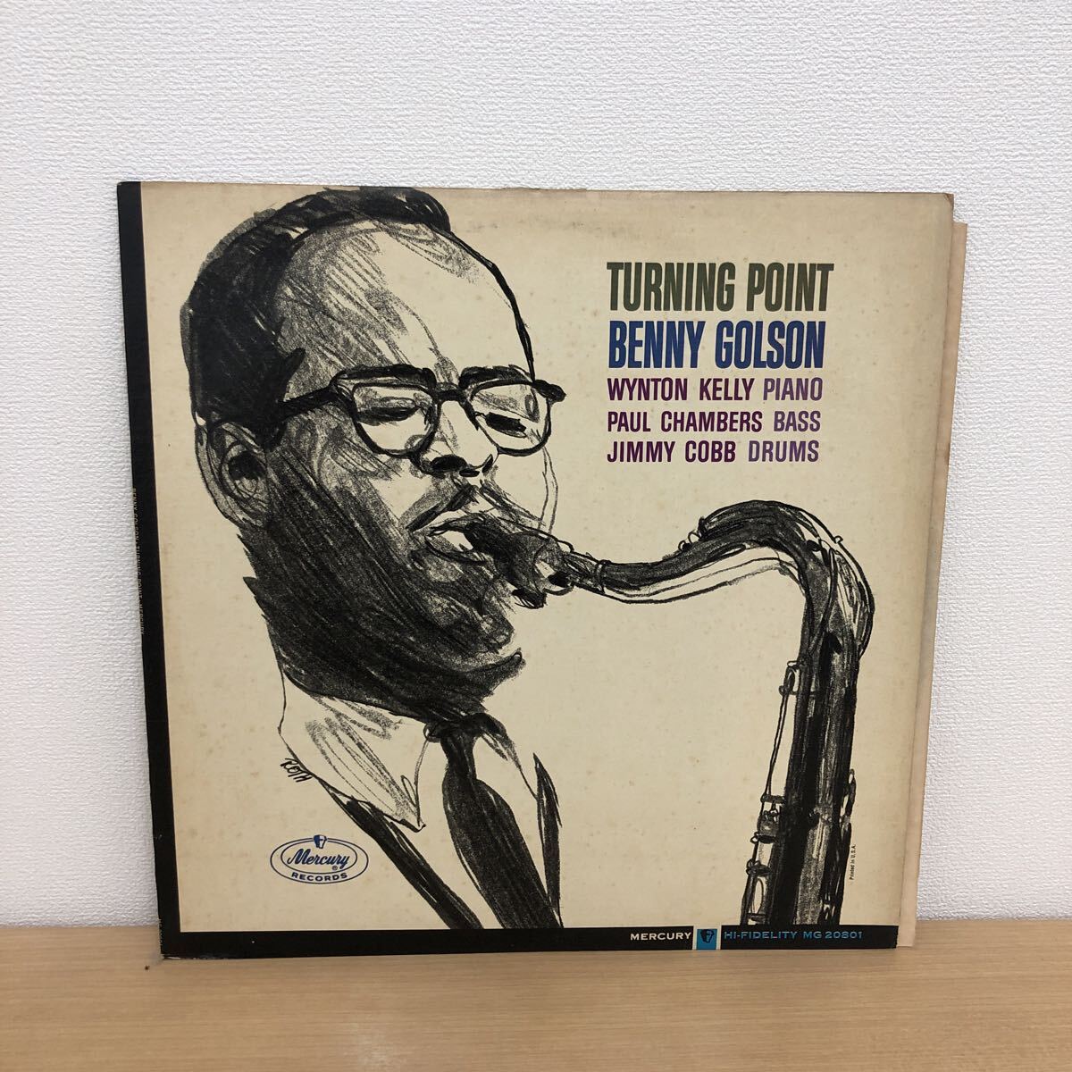 Y0808A ベニー・ゴルソン Benny Golson Turning Point LP レコード MG 20801 US 米盤 輸入盤 洋楽 ジャズ JAZZ MERCURY RECORD 拍卖
