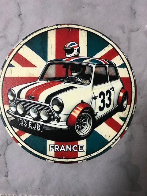 クラミニ MINIロゴ 金属のアート看板 お部屋に・ガレージに!送料サービス JCW モーリス ジョンクーパー拍卖