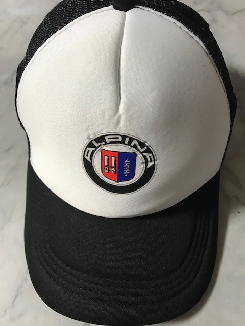 少し難ありでお安く、送料無料!さり気なく目立つ!誰も持ってない?アルピナ ALPINAロゴ 黒 夏向きメッシュタイプ B3 B4 B5 B7拍卖