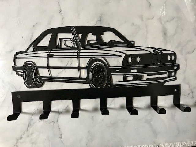 特価!送料無料!お部屋に・玄関に!誰も持ってない? BMW 3シリーズ 320 323 325 M3 E30大サイズ 壁掛け装飾フック 拍卖
