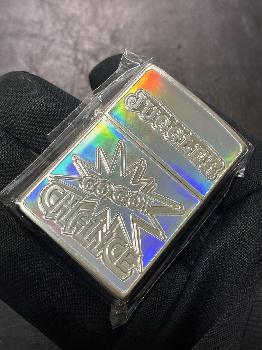 zippo ジャグラー フォログラム 特殊加工 レインボー 両面デザイン 希少モデル 2023年製 ② GO GO CHANCE JUGGLER拍卖