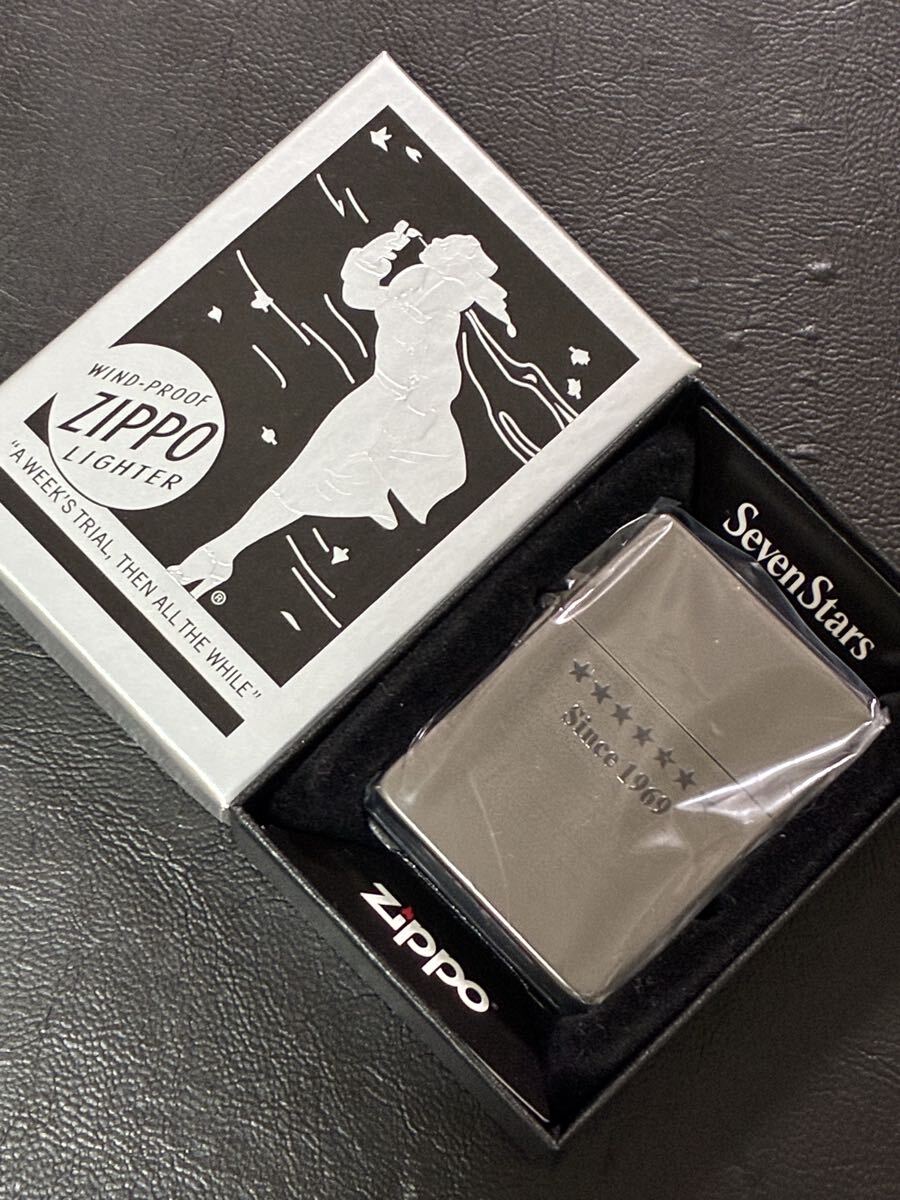 zippo Seven Stars 1935REPLICA Since 1969 限定品 外ヒンジ 特殊加工 希少モデル 2017年製 セブンスター 1935レプリカ ケース 保証書付き拍卖