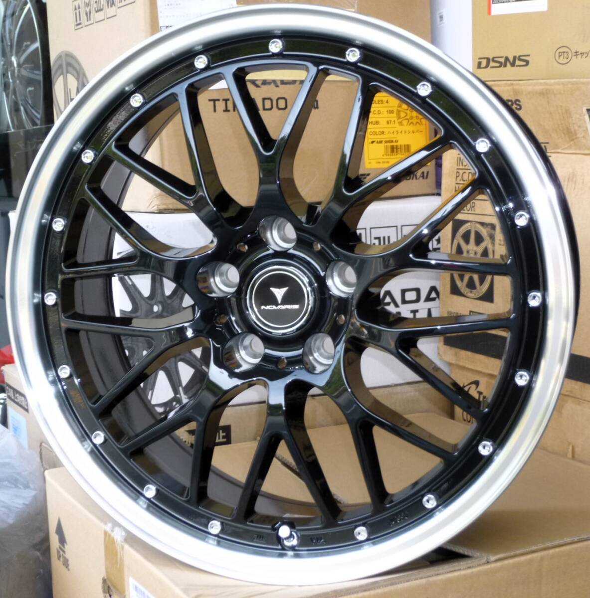税込! CV3系 アコード用 ホイール 「NOVARIS ASSET M1」 新品1台分拍卖