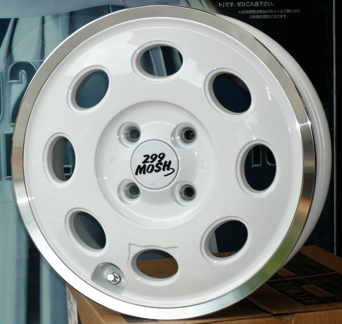 税込! LA550S/LA560S系 ミラ トコット用ホイール 「MOSH MANEKI」W 新品1台分拍卖