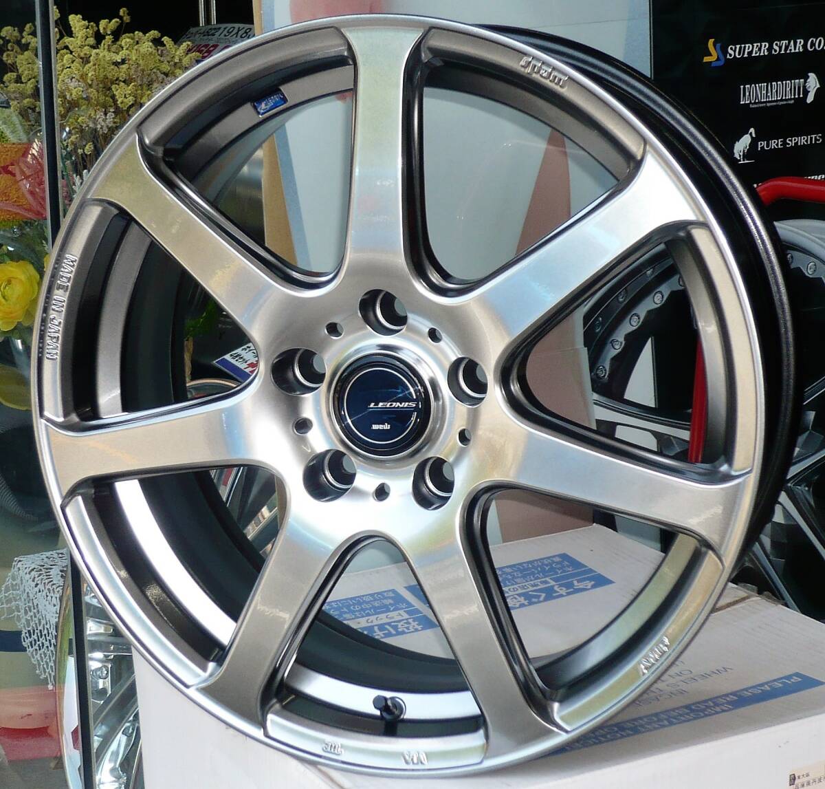 税込! ZC33S系 スイフト スポーツ用ホイール 「LEONIS NAVIA 07」 HS 新品1台分拍卖