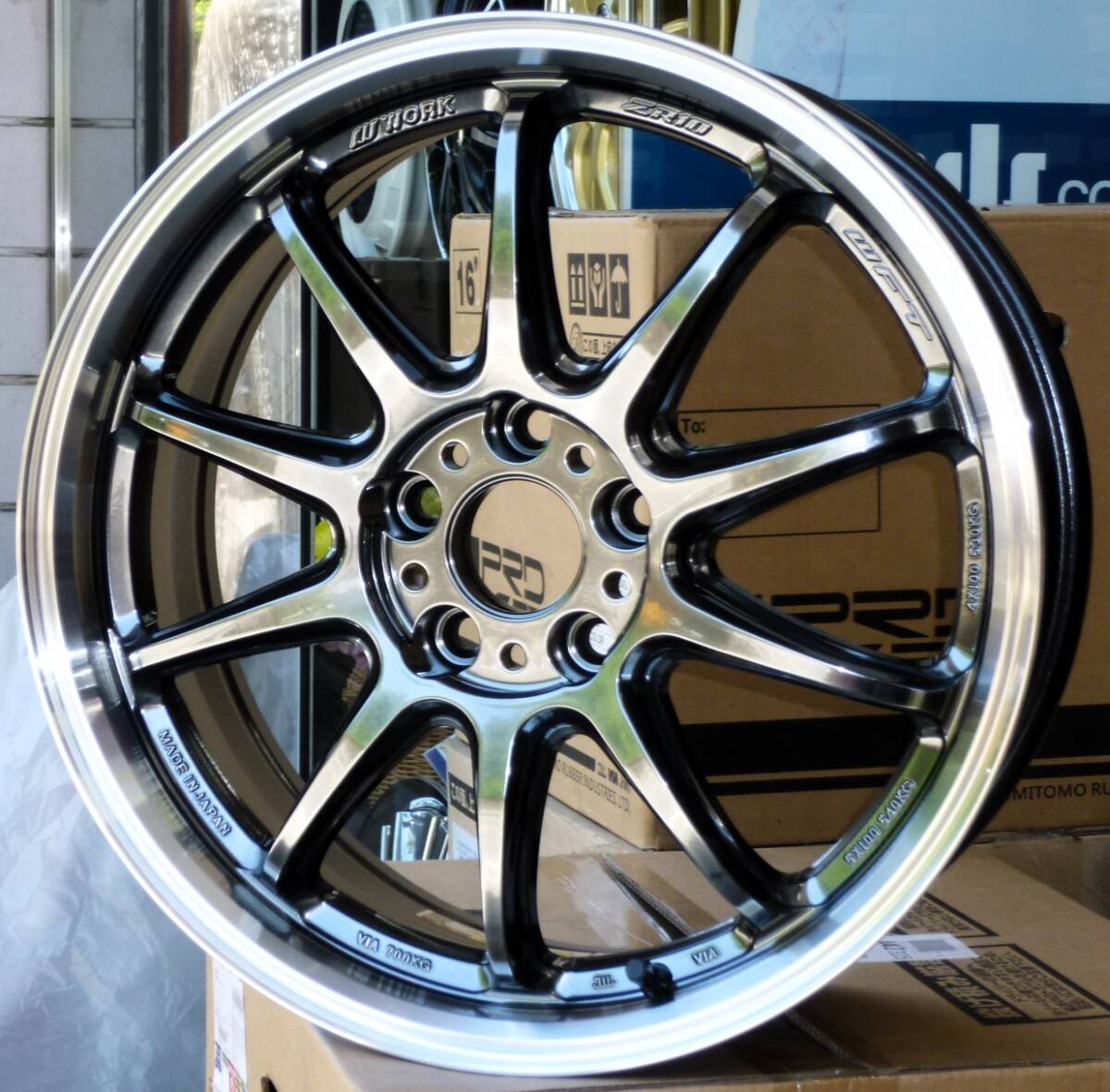 税込! ZC33S系 スイフト スポーツ用ホイール 「ワーク エモーション ZR10」 新品1台分拍卖