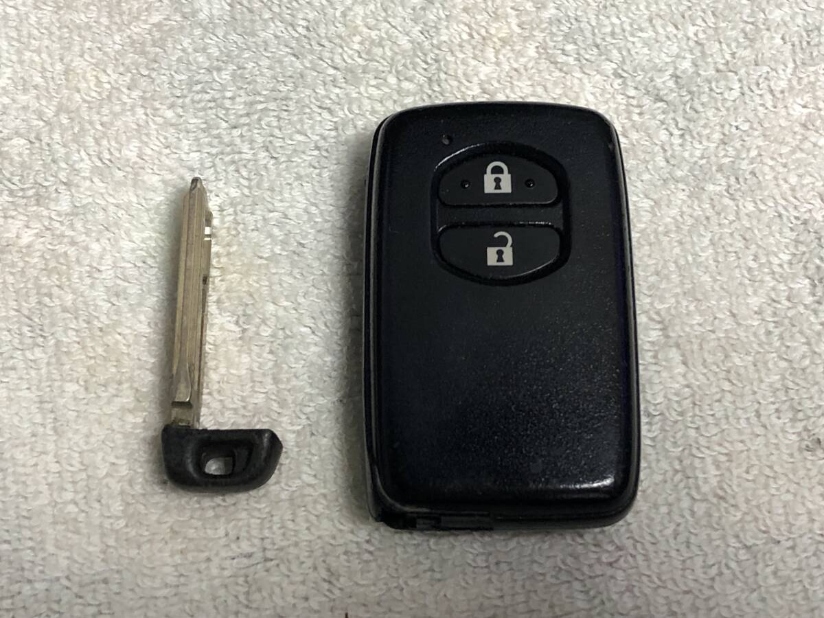 通電OK 14ADA-02 21451-5300 001YUA1033 トヨタ純正 キーレス スマートキー プリウス アクア ウィッシュ ZVW30 ZVW41 NHP10 NSP130 ZGE20拍卖