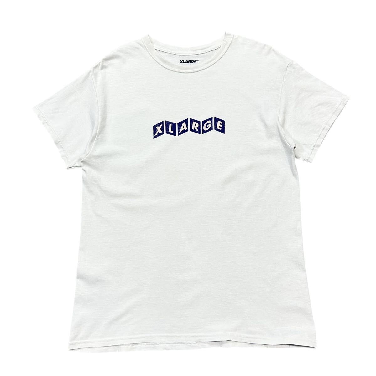 X-LARGE/エクストララージ ロゴTシャツ クルーネック メンズM ホワイト拍卖