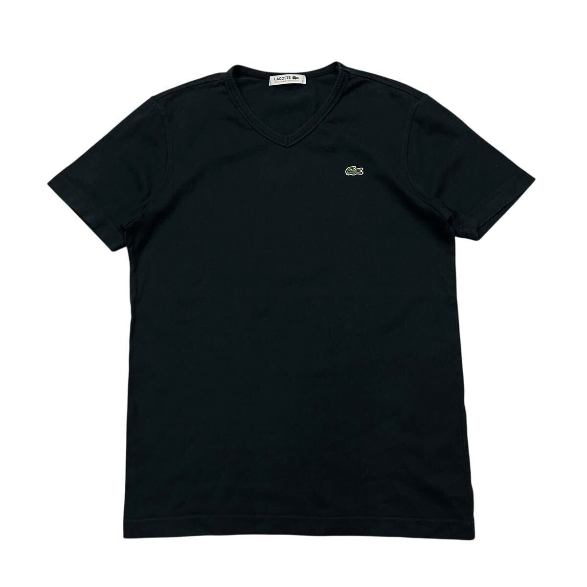 LACOST ワニロゴ Tシャツ メンズ2 ブラック Sサイズ拍卖