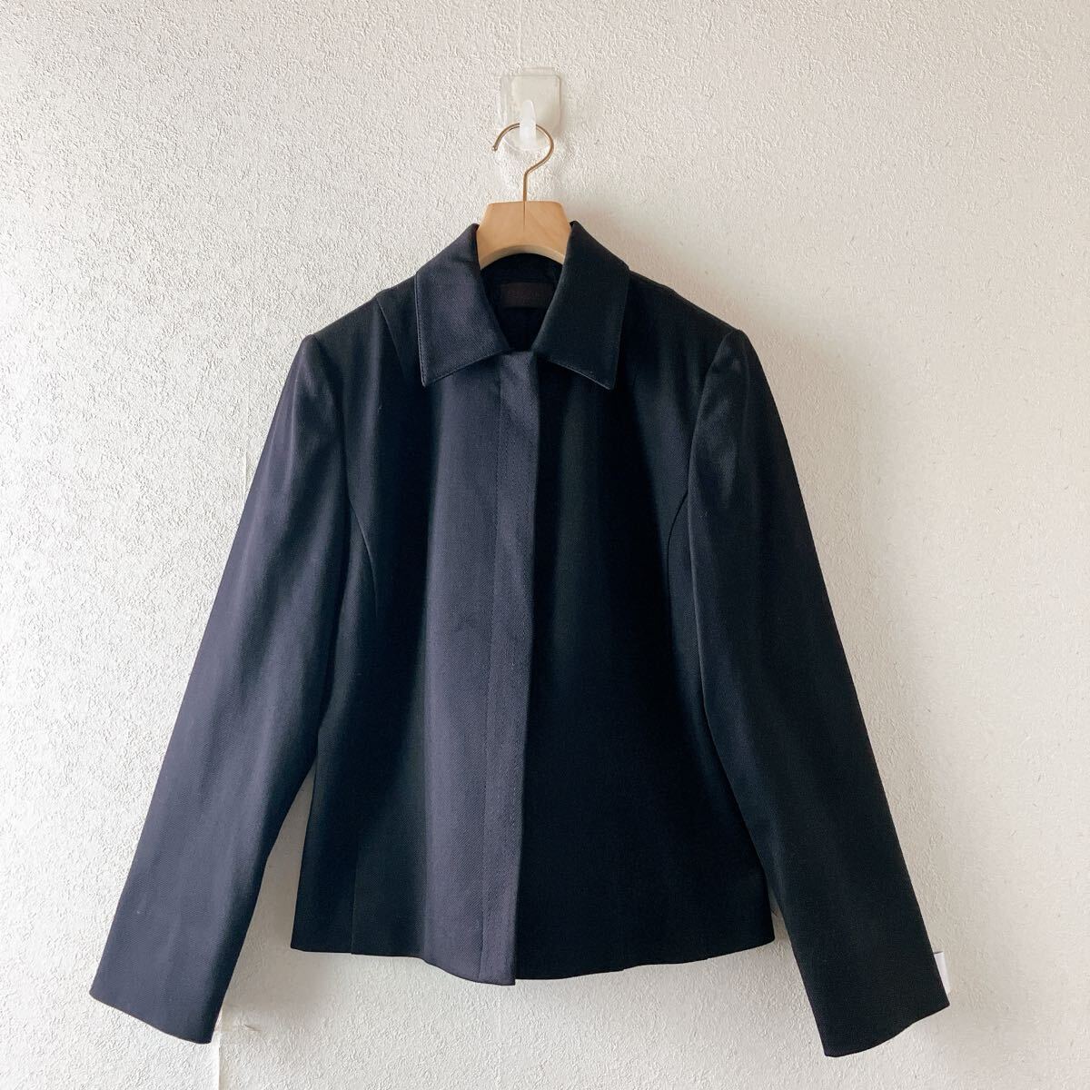 FILDIRE フィルディール 比翼ウールジャケット ネイビー 紺 M相当 日本製 高級拍卖