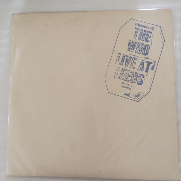 ・THE WHO ザ・フー / LIVE AT LEEDS(MP2110)日本盤 初回プレス拍卖