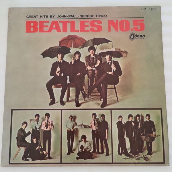 THE BEATLES / NO5(OR7103) ODEON赤盤拍卖