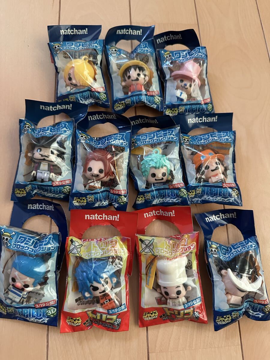 ワンピース ブロックコレクション block collection なっちゃん 麦わらチェイス 11種拍卖