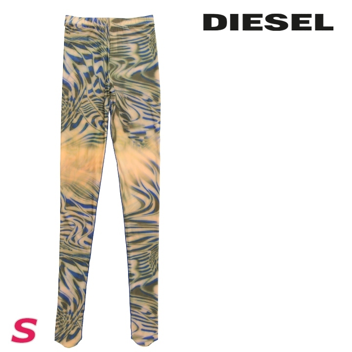 ディーゼル DIESEL セカンドスキン レギンスパンツ レディース オプティカルグラフィック 超軽量ストレッチ P-KOLL-E4拍卖
