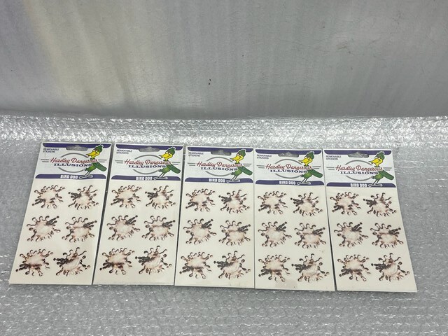 USA ステッカー 5枚 BIRD DOO デッドストック デカール シール 鳥 フン 糞拍卖