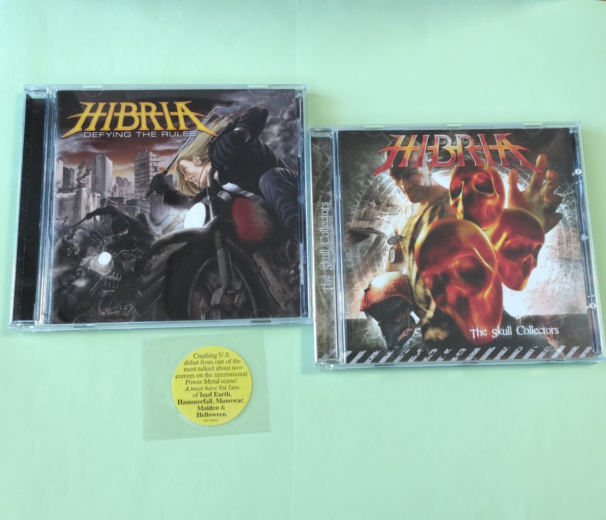 【名作アルバムを2枚まとめてどうぞ】【数回再生しただけの美品です】HIBRIA ヒブリア Defying The Rules / The Skull Collectors拍卖