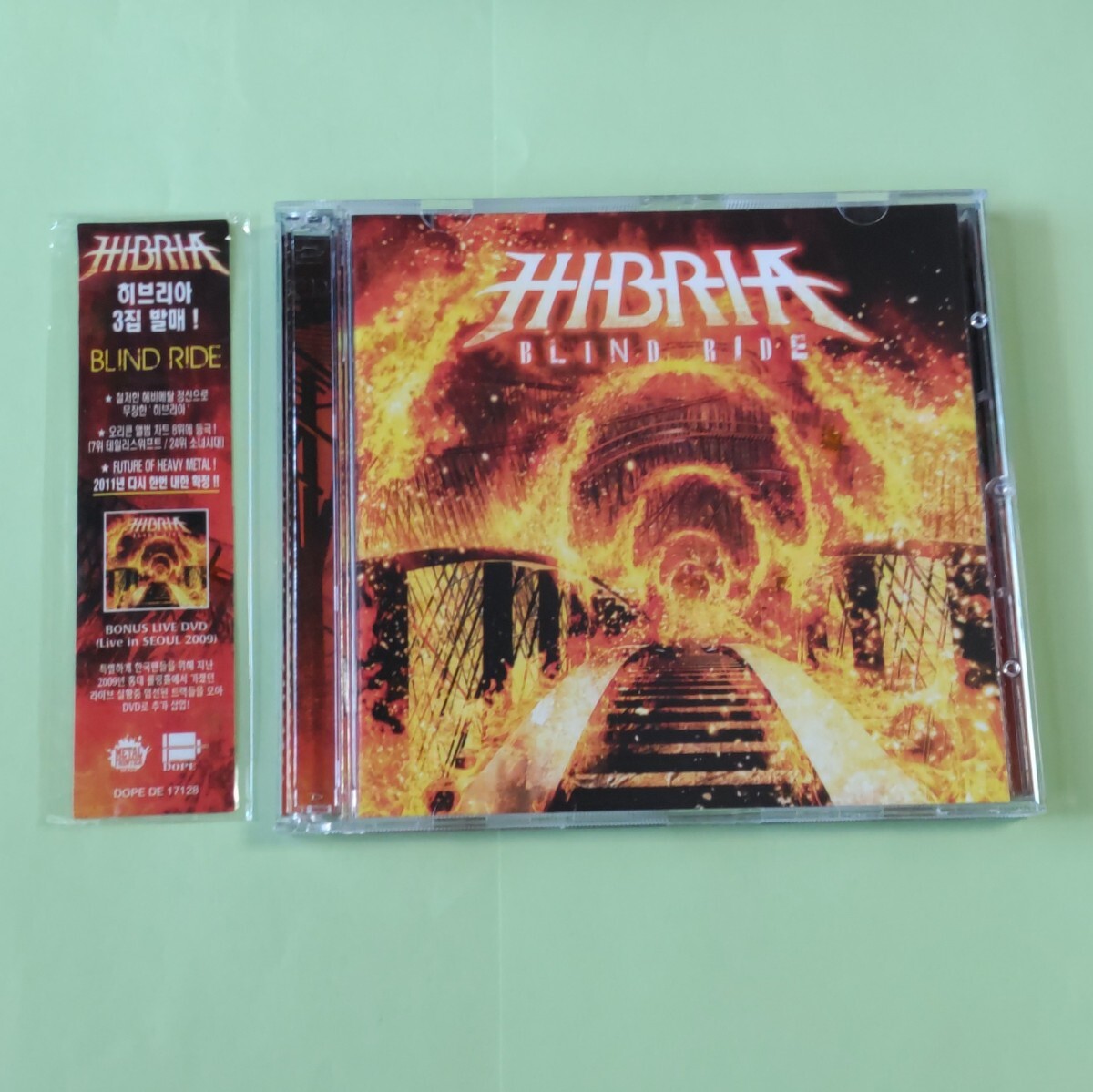 【ライブDVD付属の韓国盤です】【数回再生しただけの美品です】HIBRIA ヒブリア Blind Ride 拍卖