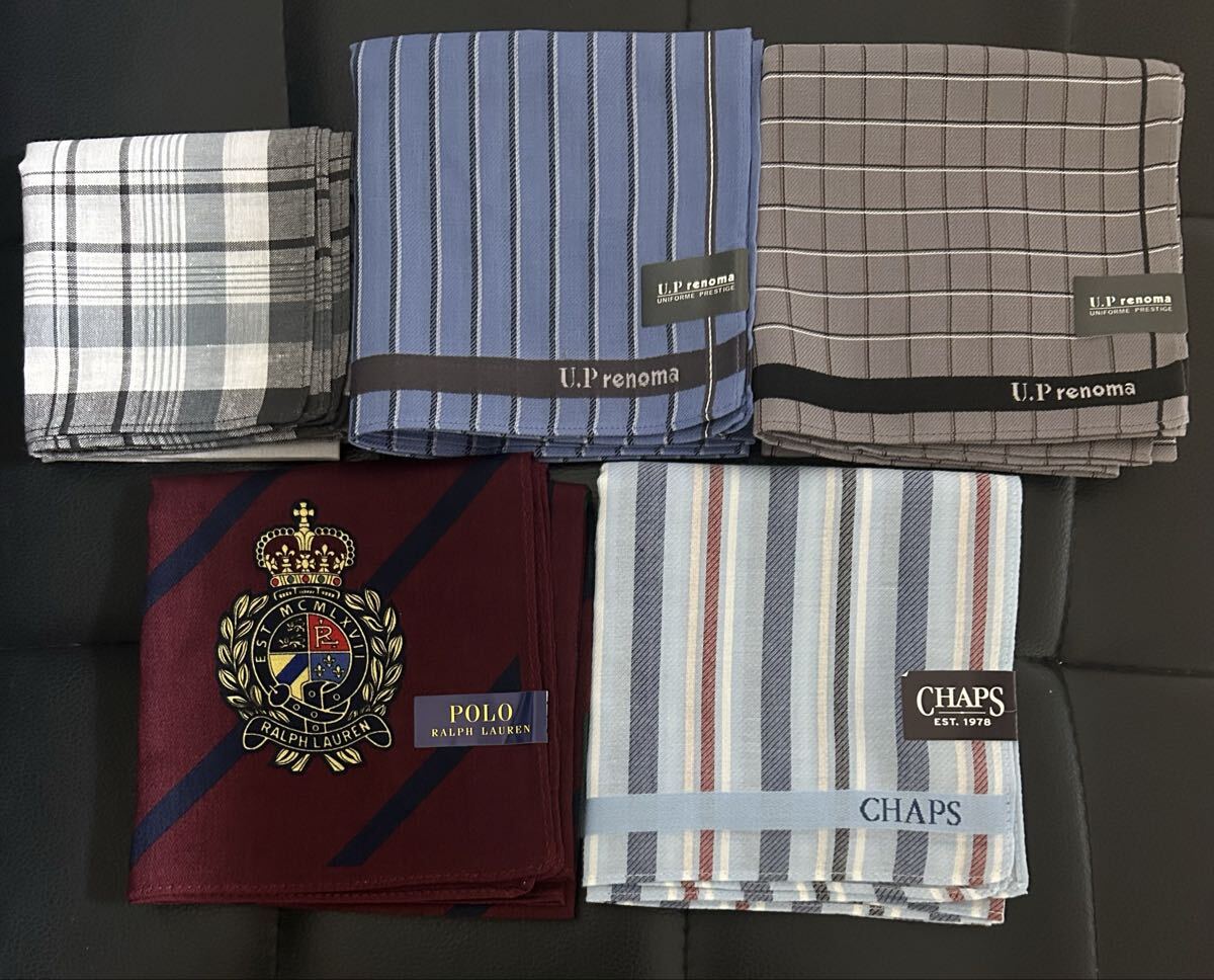 新品 Poro Ralph Lauren ハンカチ ポロラルフローレン ハンカチセット renoma 新品 三越 高島屋 CHAPS ハンカチ 拍卖