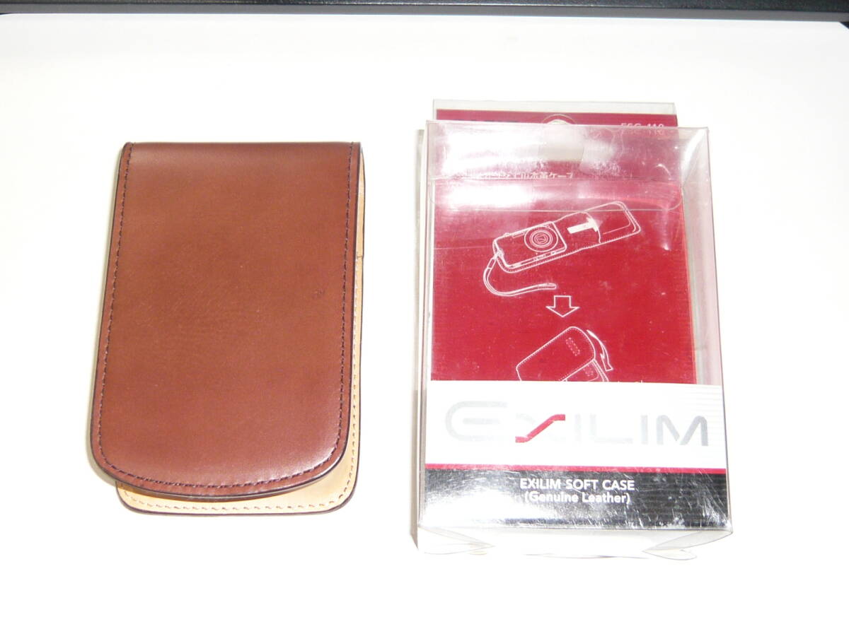 送料無料!新品未使用!CASIO純正 EXILIM本革ケース ESC-110拍卖