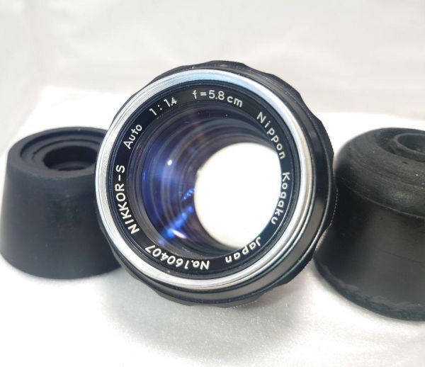 ★★希少!超美品★★Nikon ニコン Ai Nikkor-S 5.8cm 58mm F1.4 自力Ai改★完動品★拍卖