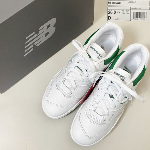 【国内正規品 定価17,600円】新品 NEW BALANCE ニューバランス BB550SWB BB550 ローカット スニーカー バスケットボール シューズ US8 26cm拍卖