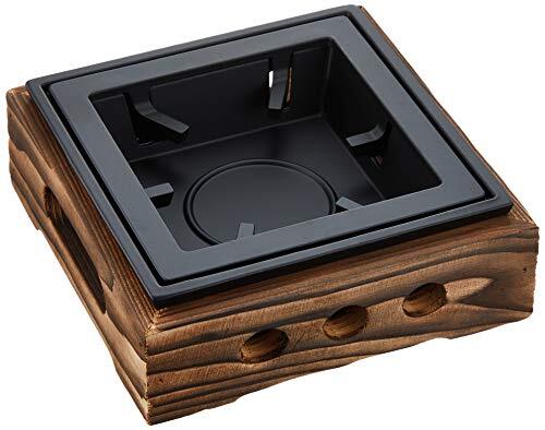 マイン(Mine)アルミ 民芸風 こんろ 焼杉 大 M10-777拍卖