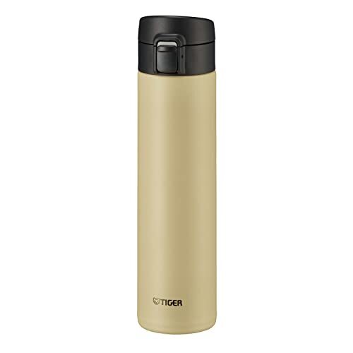 タイガー魔法瓶(TIGER) 水筒 600ml マグボトル ワンタッチ 軽量 ステンレスボトル 真空断熱 保温保冷 ベージュ MKA-K060C拍卖