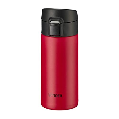 タイガー魔法瓶(TIGER) 水筒 360ml マグボトル ワンタッチ 軽量 ステンレスボトル 真空断熱 保温保冷 レッド MKA-K036RK拍卖