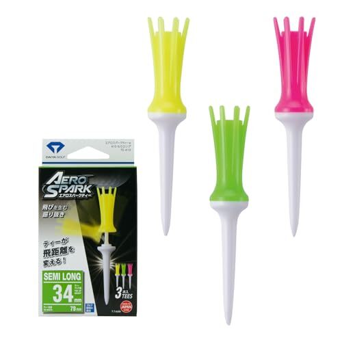 ダイヤゴルフ(DAIYA GOLF) ティー DAIYA GOLF エアロスパークティーセミロング TE-410拍卖