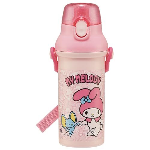 スケーター(Skater) 水筒 マイメロディ うしろうしろ サンリオ 480ml 子供用 抗菌 プラスチック製 子供に拍卖