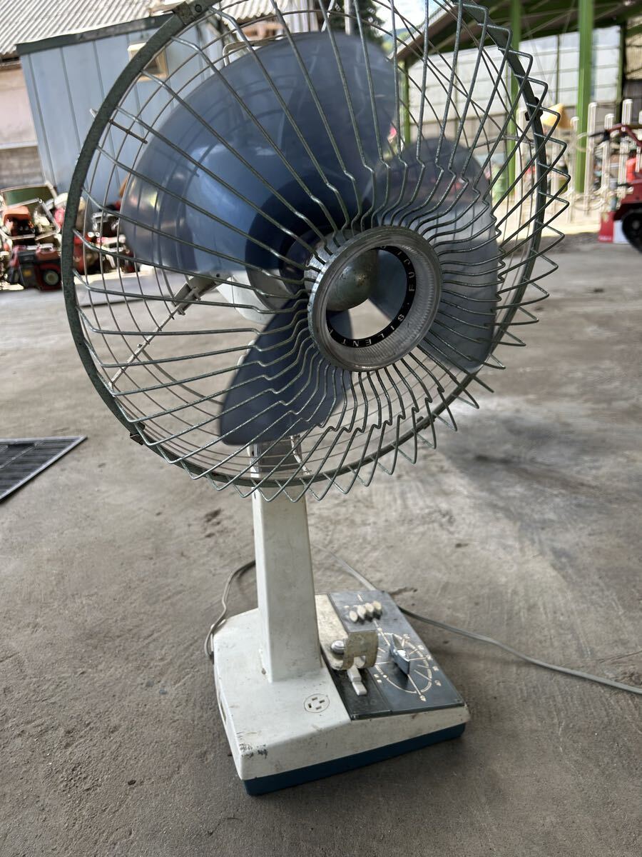 昭和レトロ 富士電機 扇風機 FULI SILENT FAN  現状品、動作品済み拍卖