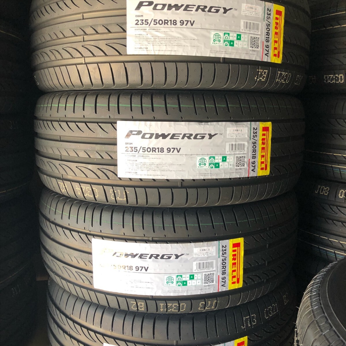 新品 2024年製~2025年製 ピレリ パワジー 235/50R18 4本 価格 235/50-18 限定特価 少量在庫 正規品 最短当日発送拍卖