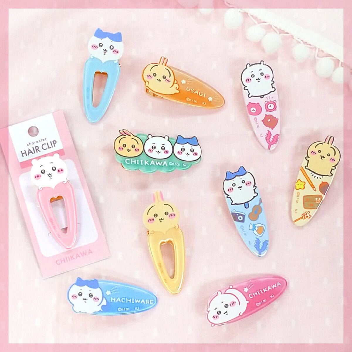 ちいかわ ヘアクリップ(ちいかわ・しろめーず)拍卖