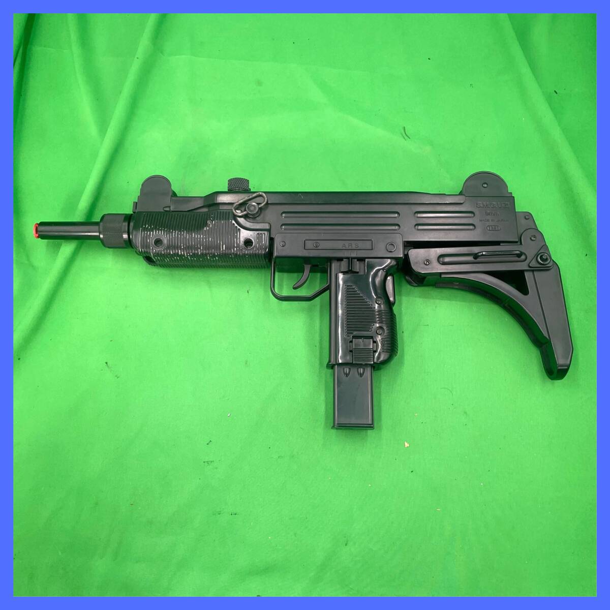 S.M.G.UZI 9mm ACTION ARMS.LTD 097498 エアコッキングガン ポンプアクション トイガン 希少 USED 現状品 動作未確認 EL-250712022拍卖