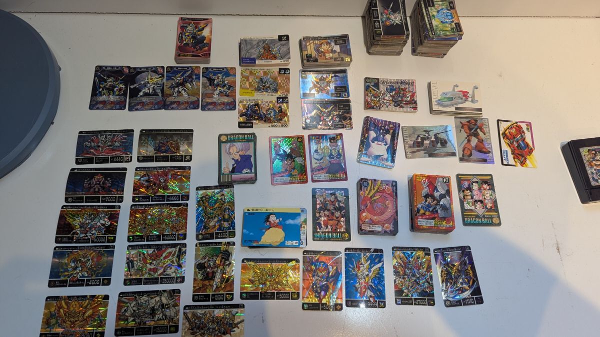 $ SDガンダム カードダス トレーディングカードゲーム トレカ DRAGONBALL Z. GT ガンダム等 まとめ拍卖