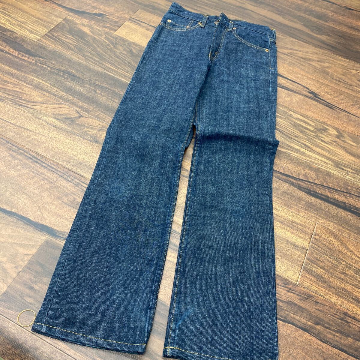 Levi's リーバイス 濃紺 デニム 7553 W24 L32 古着 小さいサイズ い18拍卖