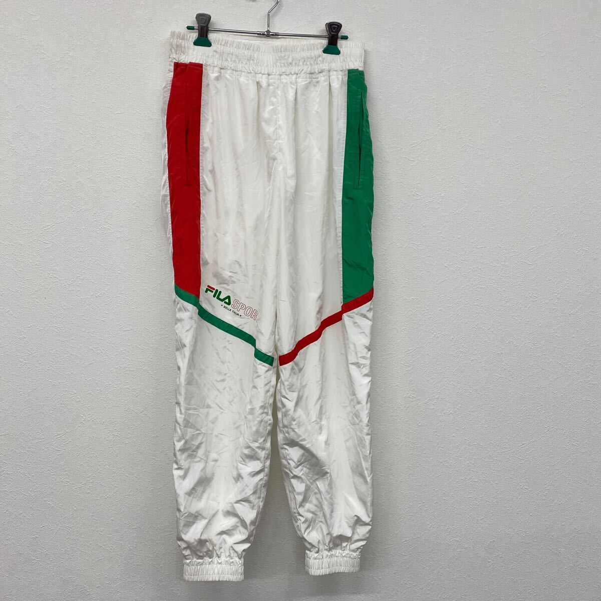 FILAフィラ ナイロンパンツ ホワイト    Mサイズ シ1拍卖