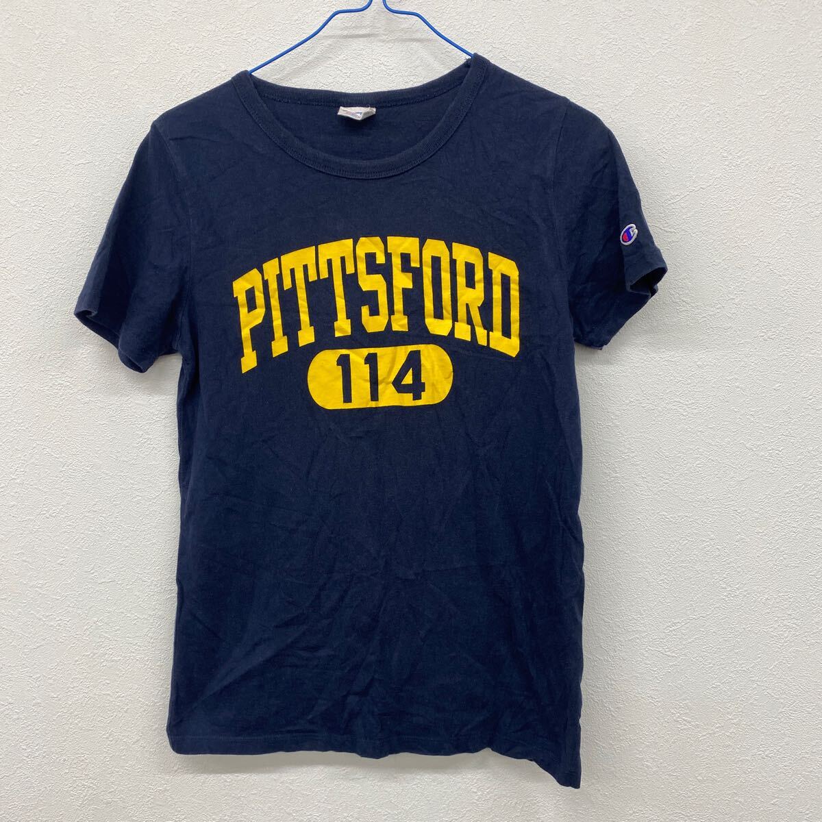 champion チャンピオン レディース 半袖 Tシャツ ネイビー Mサイズ シ15拍卖