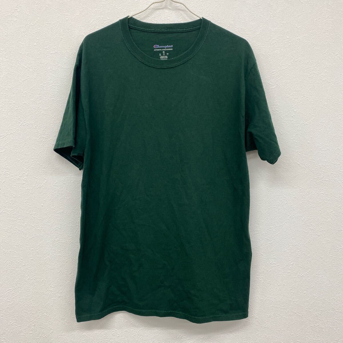 champion チャンピオン メンズ 半袖 Tシャツ グリーン Mサイズ シ30拍卖