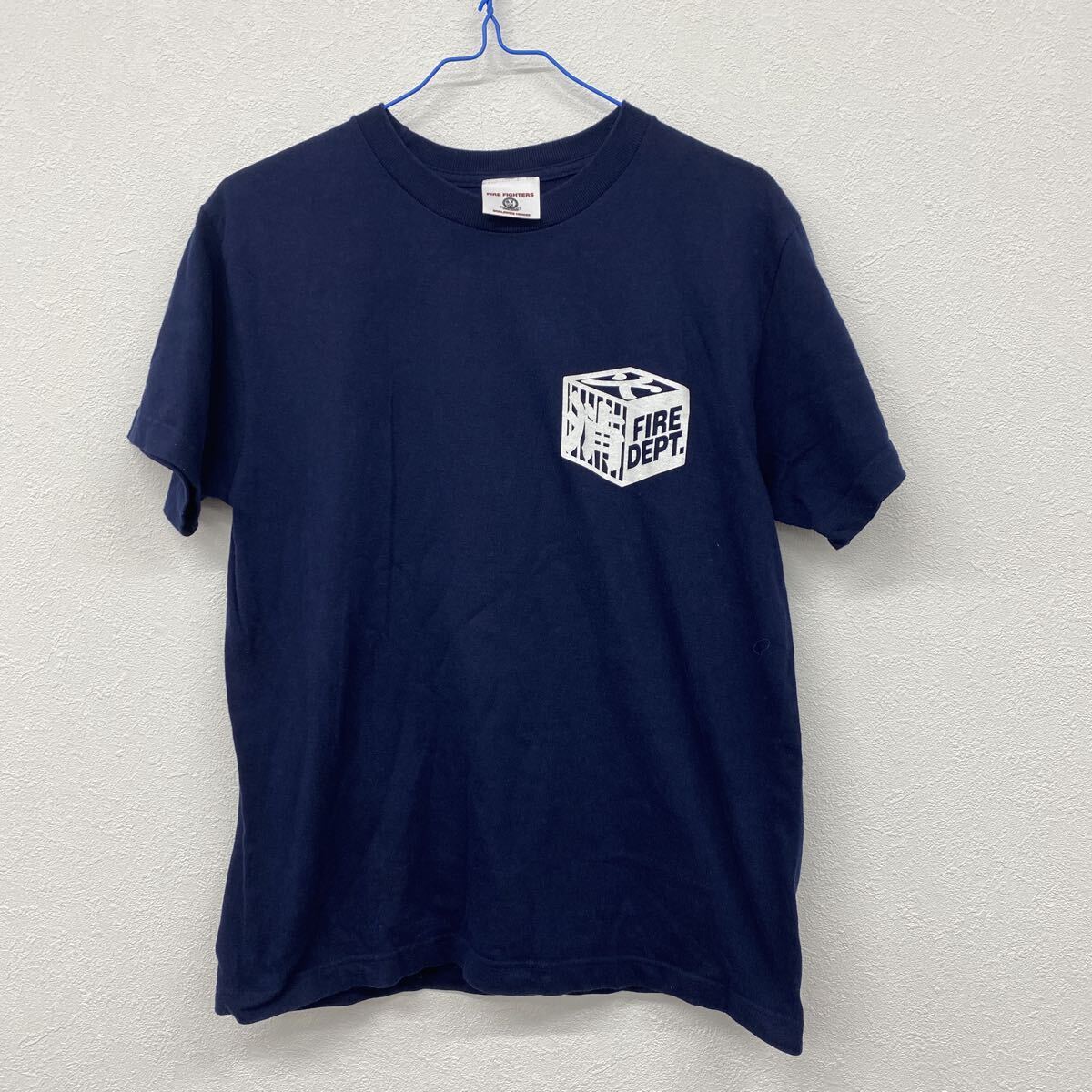 F IRE FIGHTERS メンズ 半袖Tシャツ  Sサイズ  ネイビー ス10拍卖