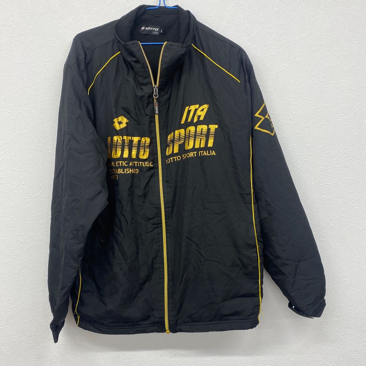 LOTTO メンズ ジャケット ブラック Lサイズ △29拍卖