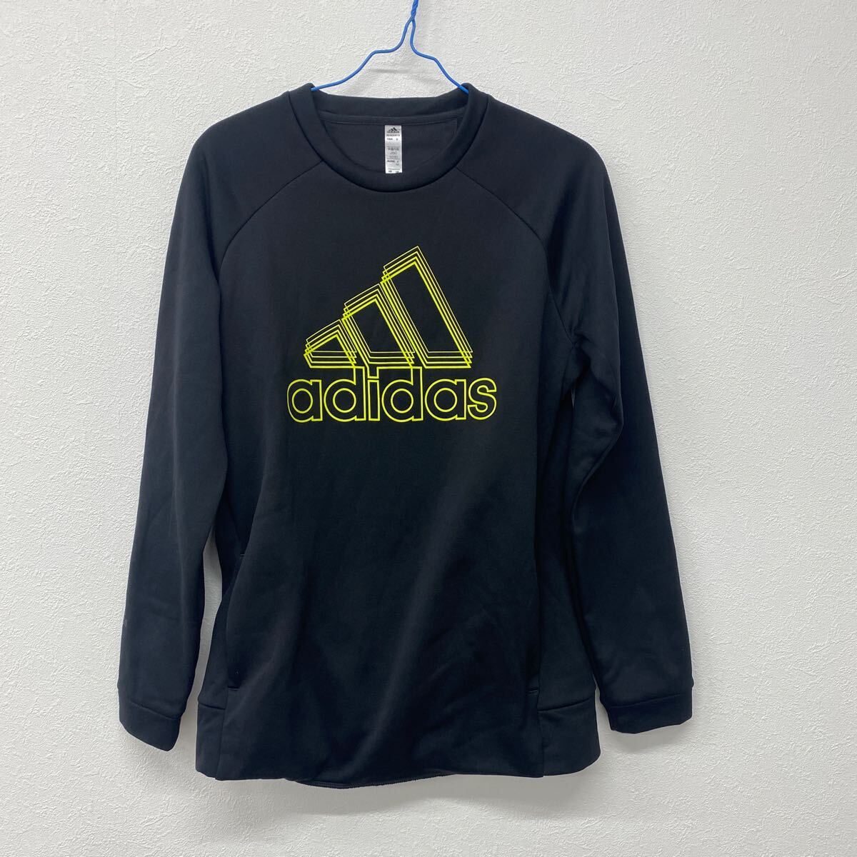 adidas アディダス メンズ 長袖 スウェット ブラック Mサイズ ス46拍卖