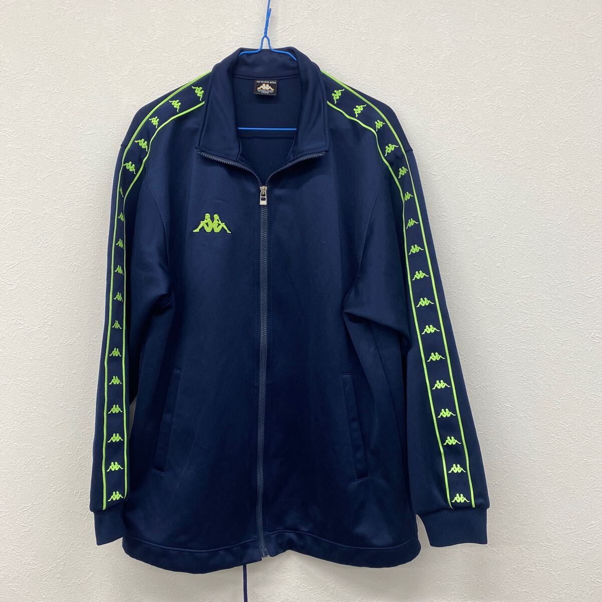 kappaカッパ  メンズ ジャージ上着 ネイビー Lサイズ サ3拍卖
