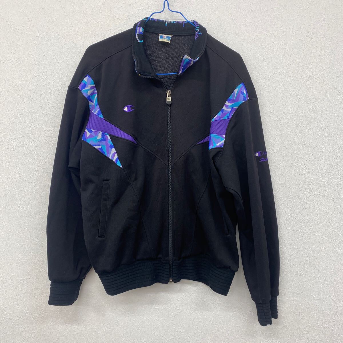 champion チャンピオン レディース ジャージ上着  ブラック Lサイズ サ15拍卖