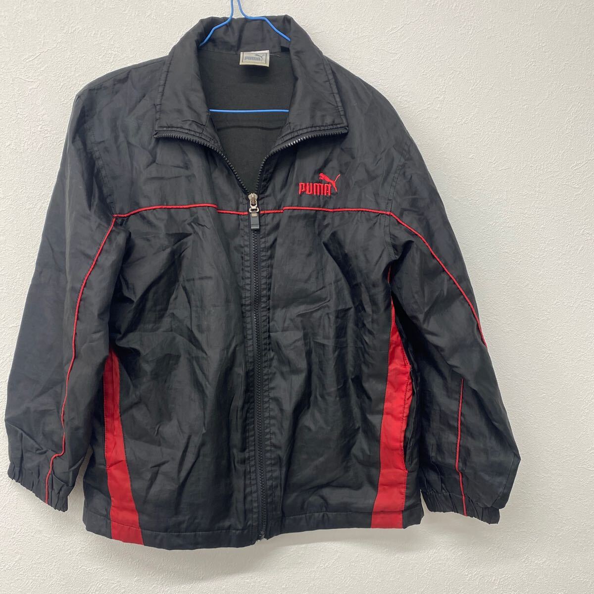 PUMAプーマ キッズ ナイロンジャンパー 150 ブラック ▲7拍卖
