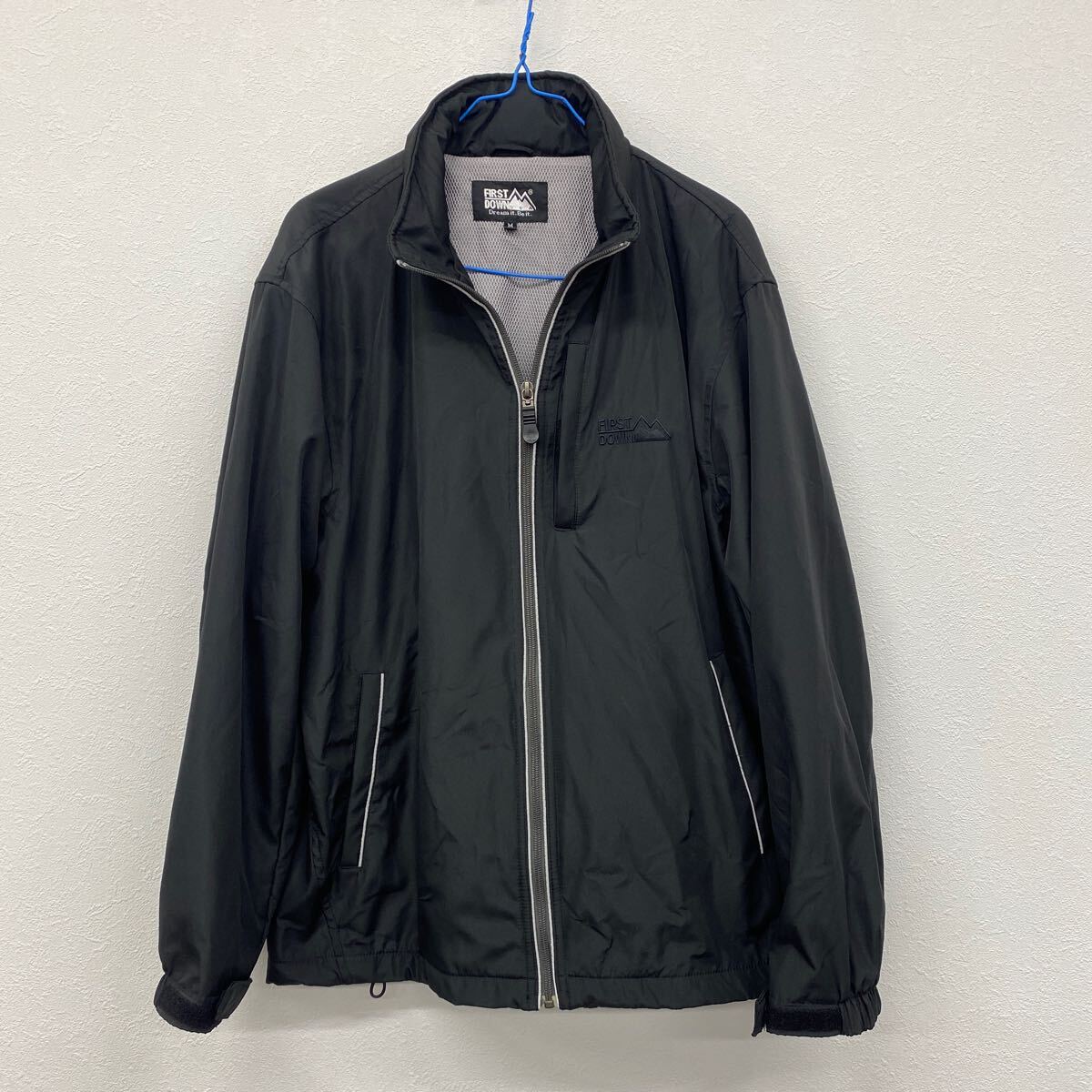 FIRST DOWN メンズジャンパー Mサイズ ブラック ソ3拍卖