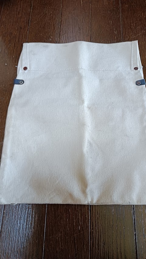 腰道具袋 帆布製 幅27cm 長さ35.5cm2段 未使用 長期保管品拍卖