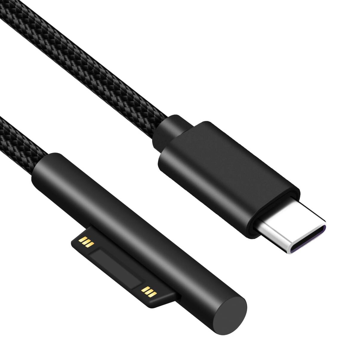 Surface 充電ケーブル(1.8M)surface 充電器 サーフェス 充電ケーブル Etopgo ナイロン編み 45w15v拍卖