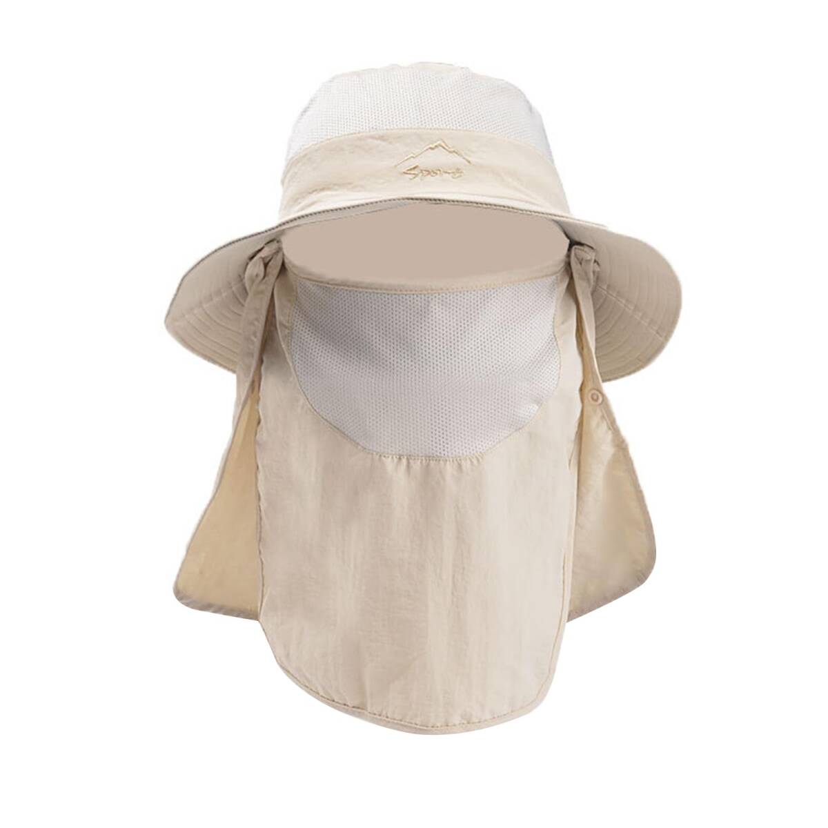 軽薄 速乾 メンズ メンズ UVカット UPF50+ 撥水加工 農作業用 日除け帽子 登山 レディース 顔カバー フィッシングハッ拍卖